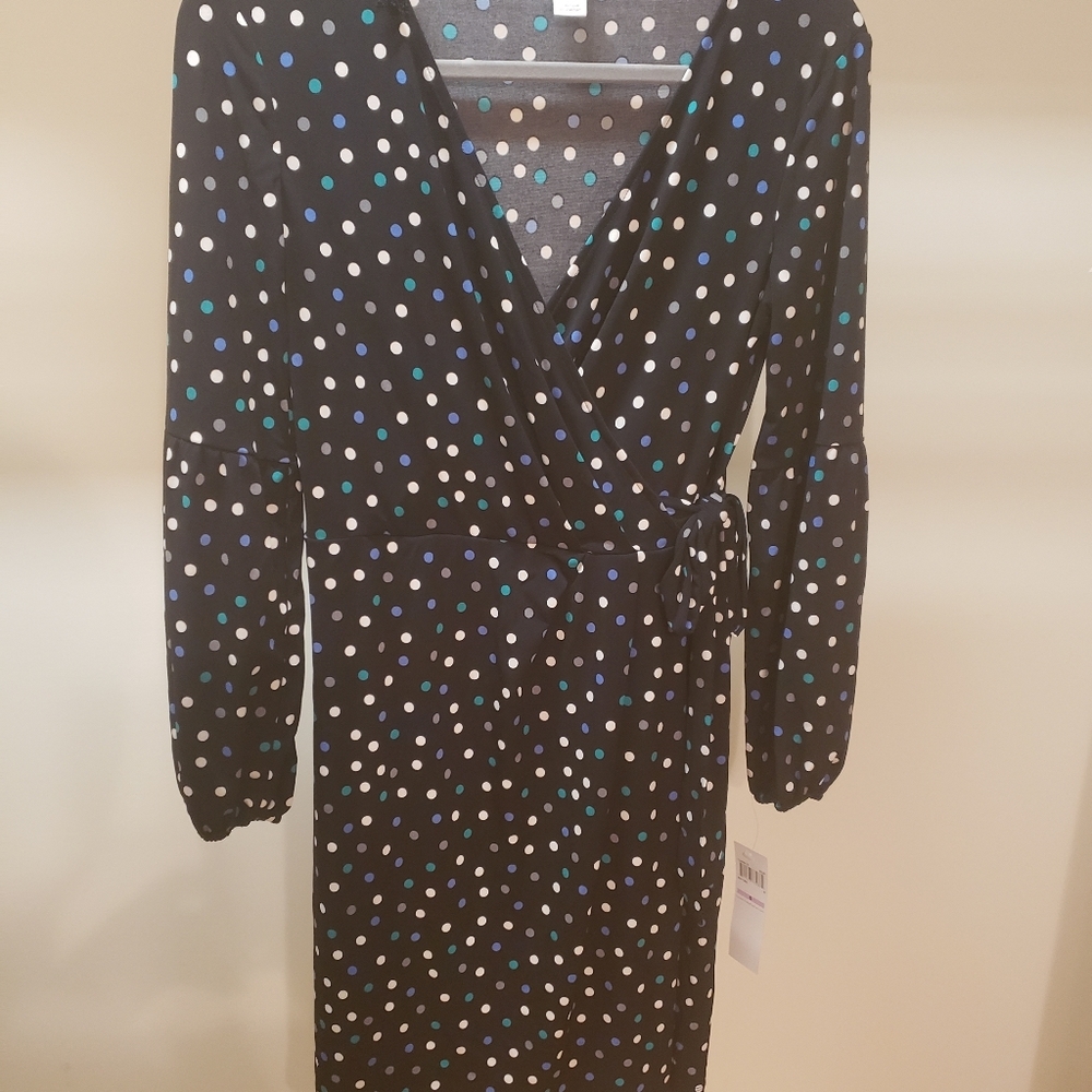 NWT Black and dots dress